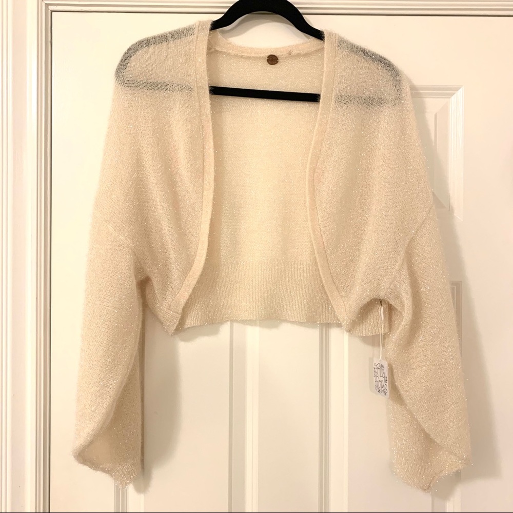 Free People Shimmer Shrug Cardigan